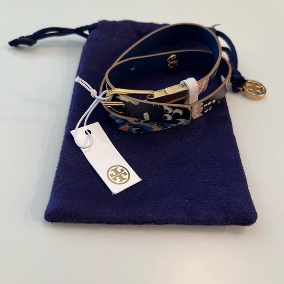 Tory Burch Happy Times Reversible Floral Wrap Bracelet - Picture 3 of 5